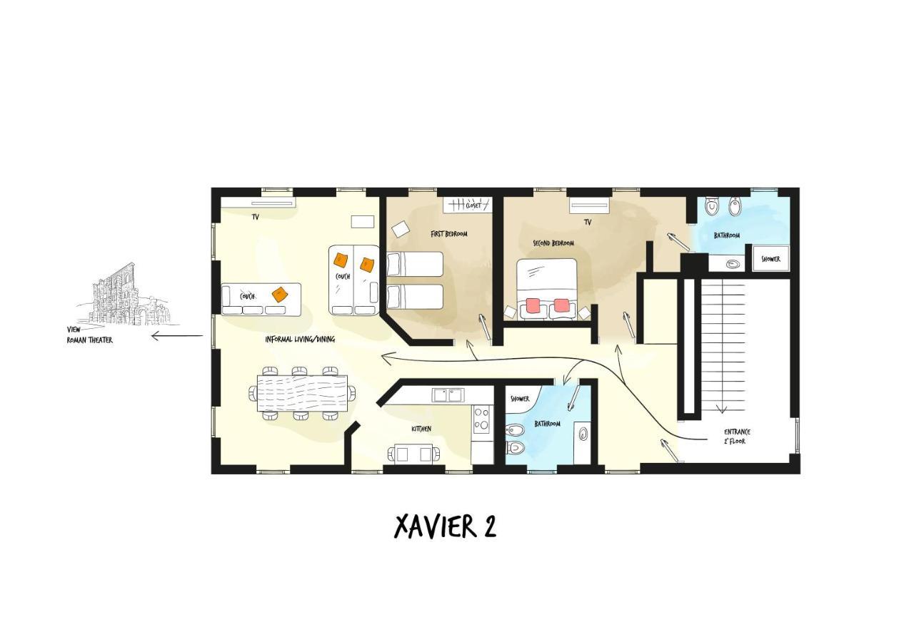 Alp Apartments Ski & Bike - Xavier Аоста Екстер'єр фото